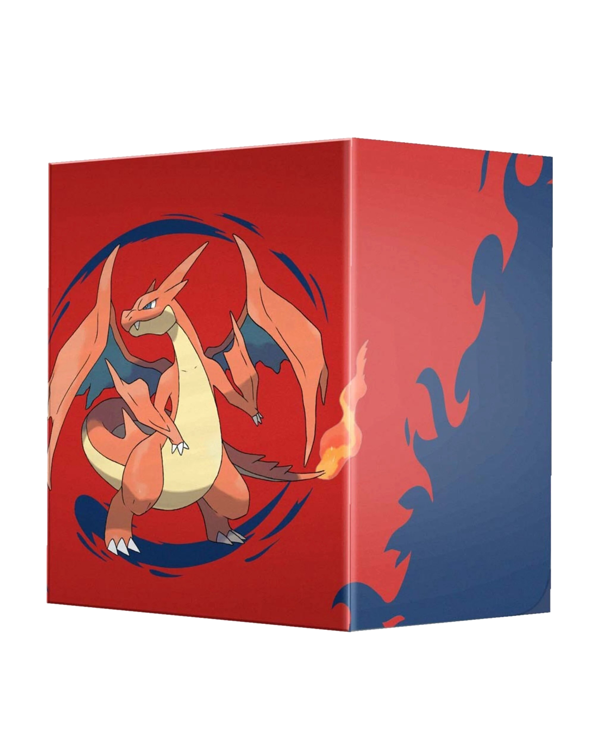 Ultra PRO Pokemon Charizard 9-Pocket Portfolio featuring orange Fire-type Pokemon on red background, sealed in packaging